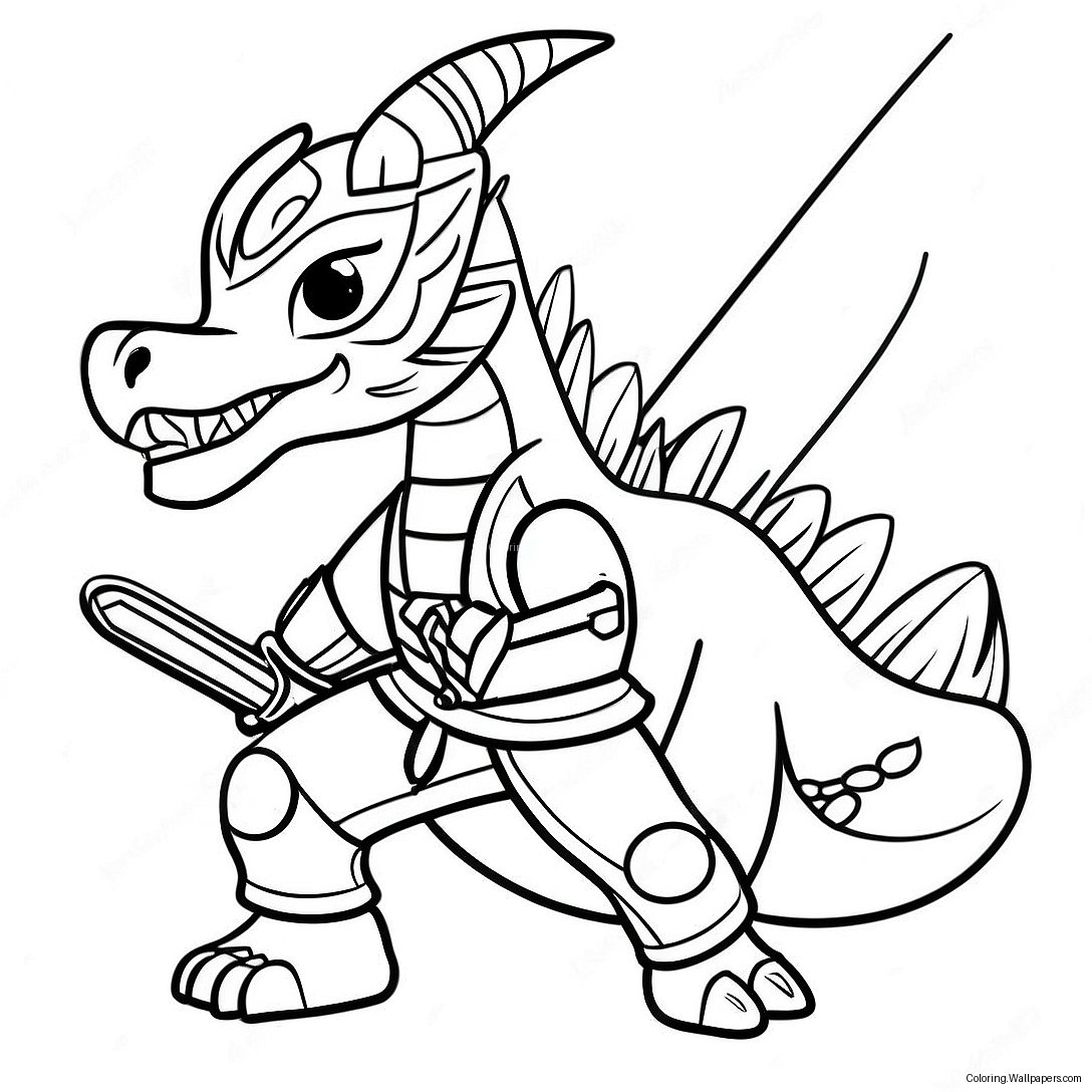 Dragon Ninjago Coloring Page 14576