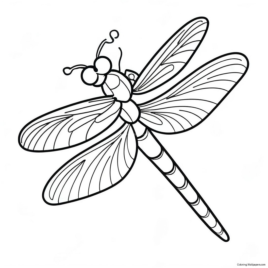 Dragonfly Coloring Page 2527