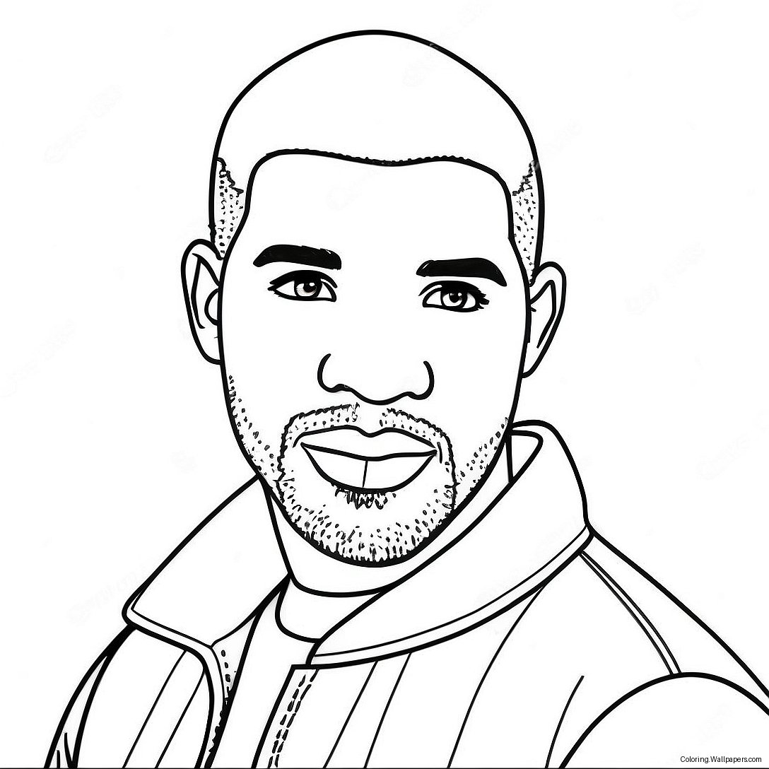 Página Para Colorear De Drake 5206