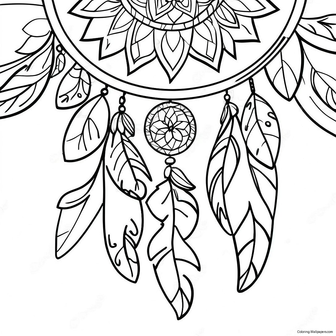 Dream Catcher Coloring Page 809