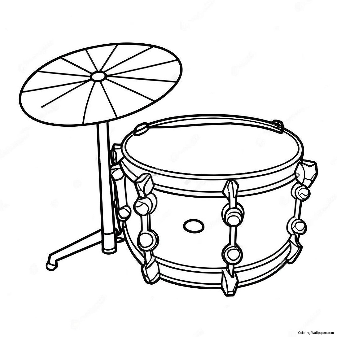 Drum Kleurplaat 20588