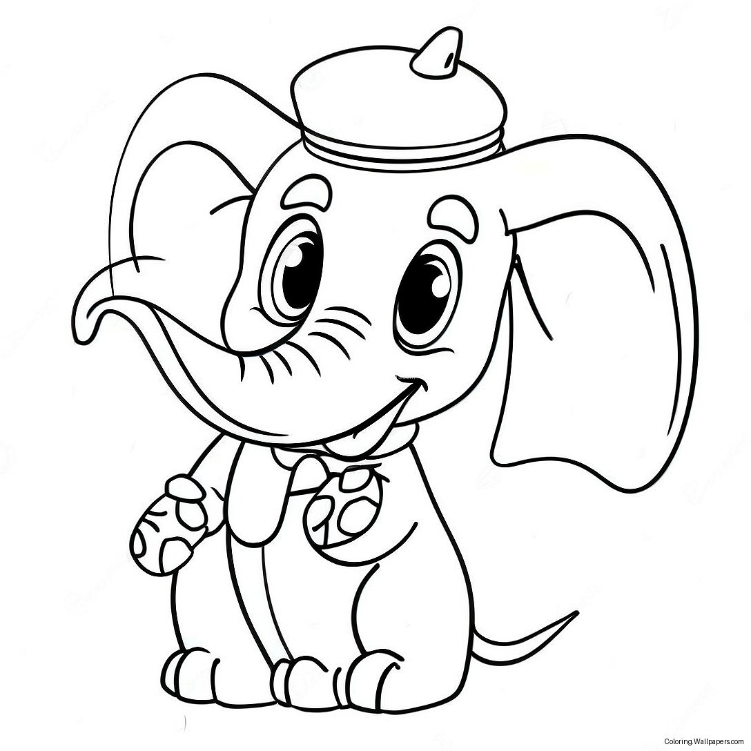 Dumbo Coloring Page 3116