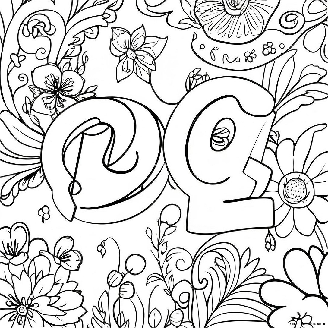 Duo Abc Coloring Page 27647