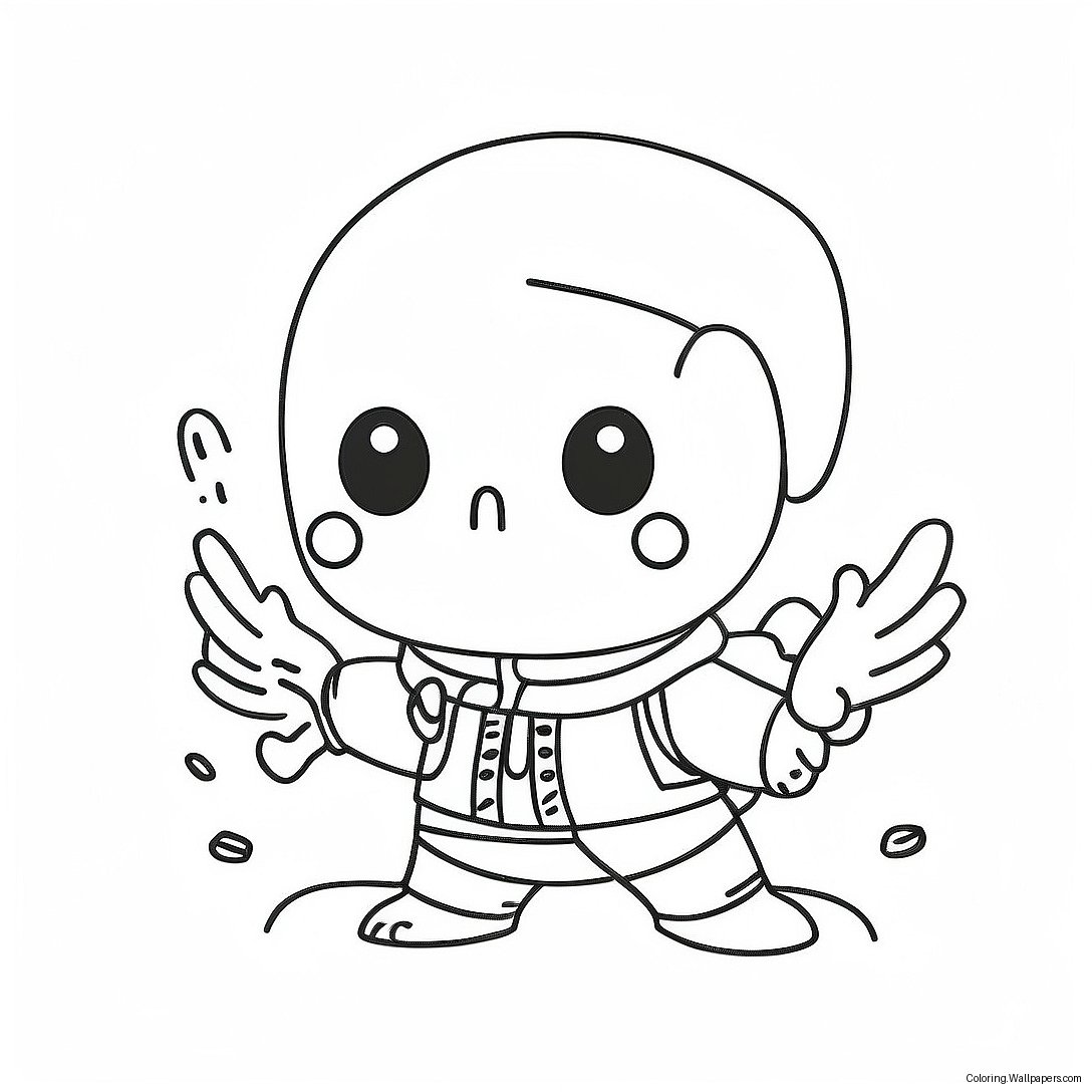 Dust Sans Coloring Page 53361