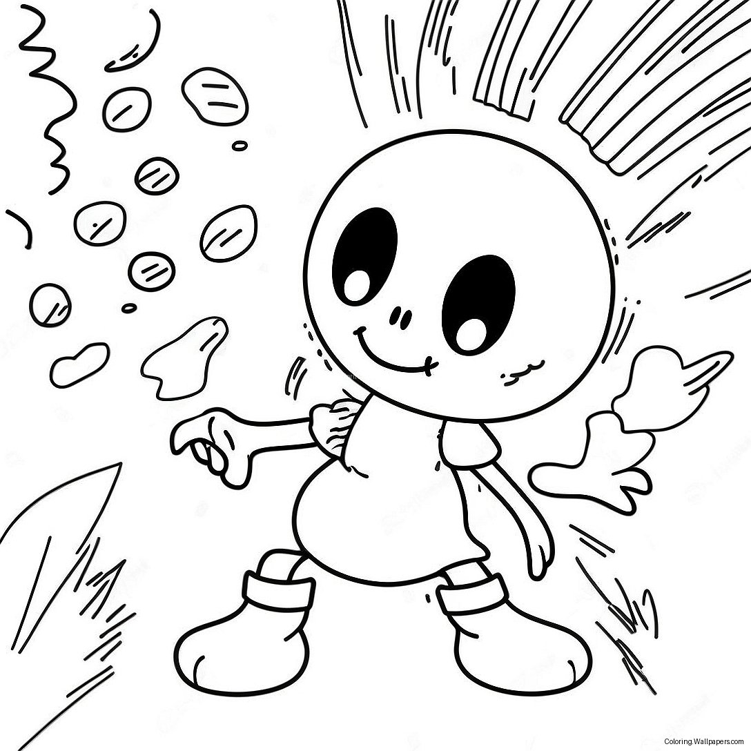 Dust Sans Coloring Page 53362