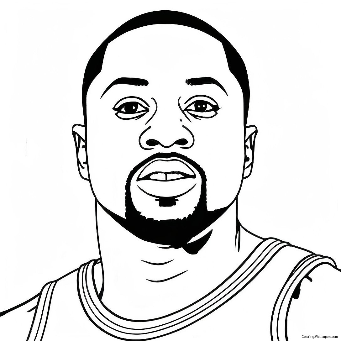 Dwyane Wade Målarbild 41001