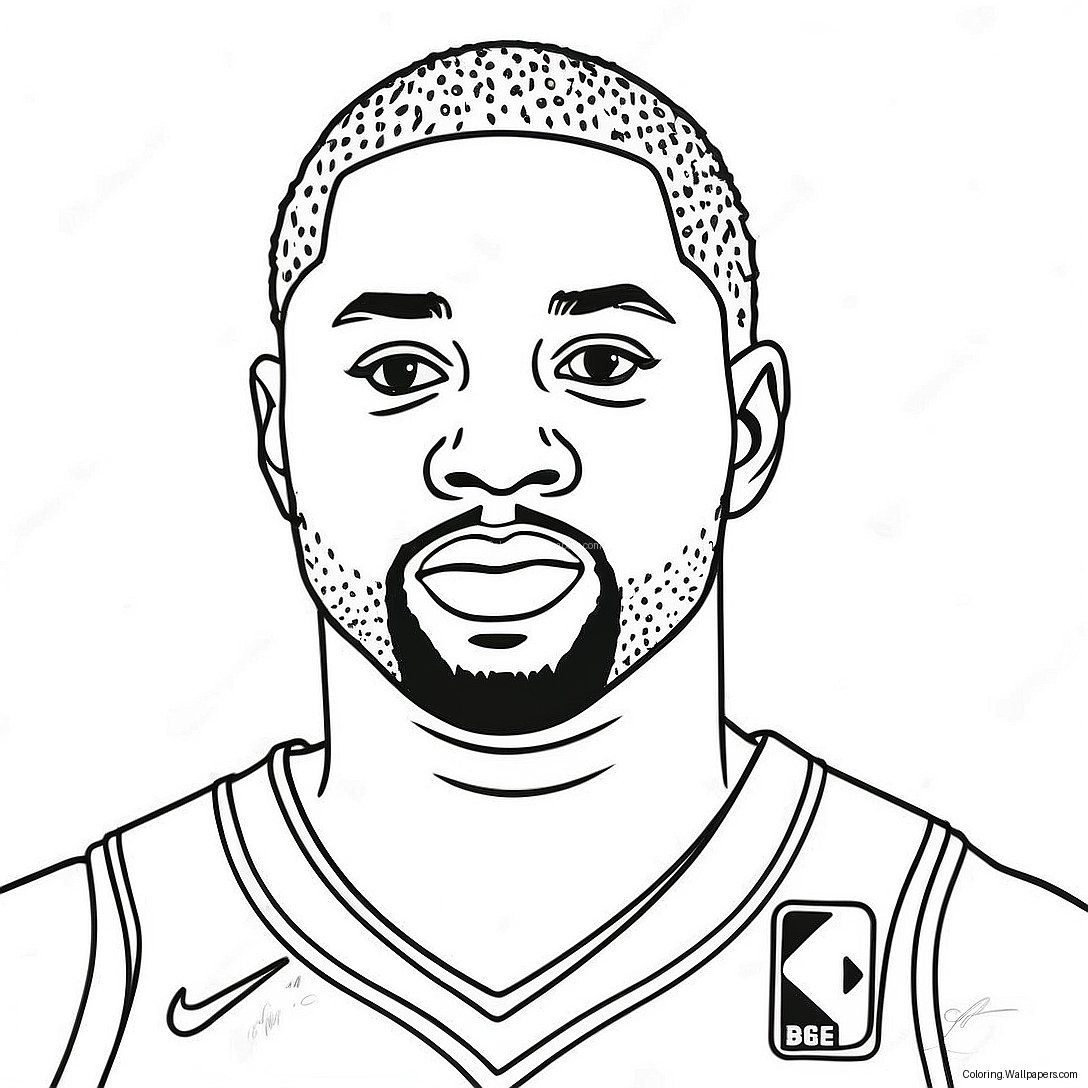 Dwyane Wade Coloring Page 41004