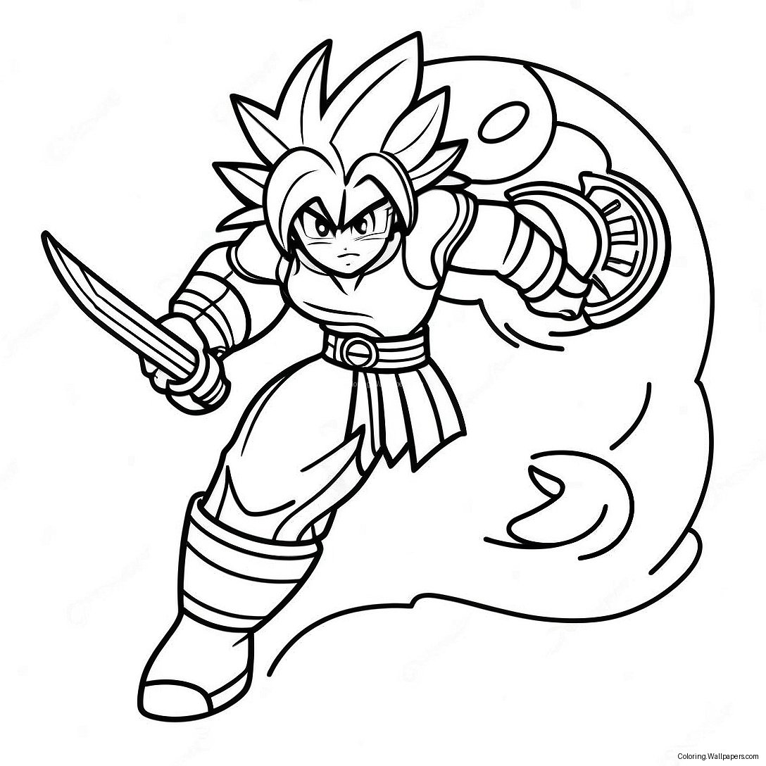 Dynamic Beyblade Achilles In Battle Coloring Page 56651