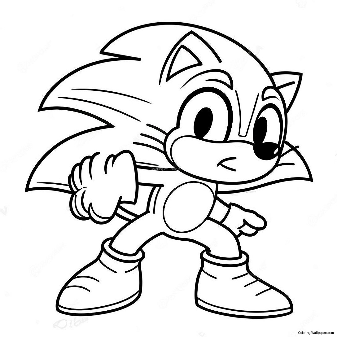 Dynamic Silver The Hedgehog In Action Coloring Page 18354