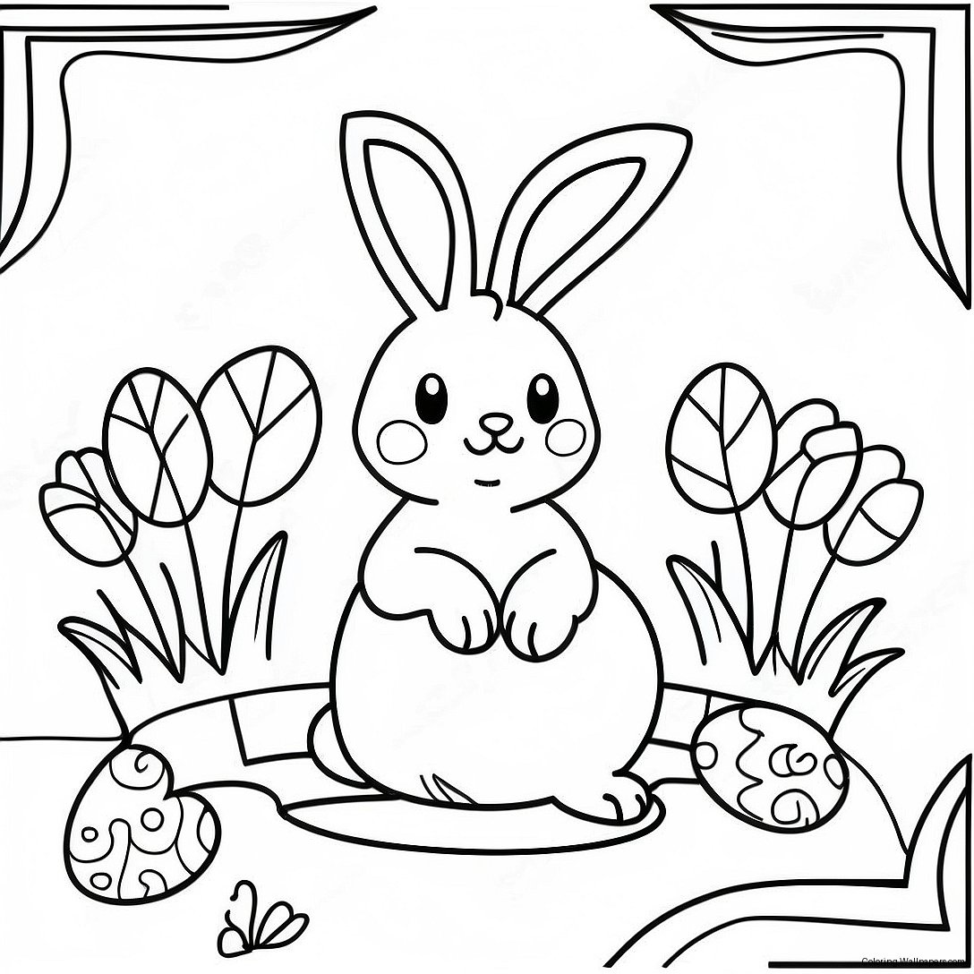 Easter Adult Coloring Page 19797