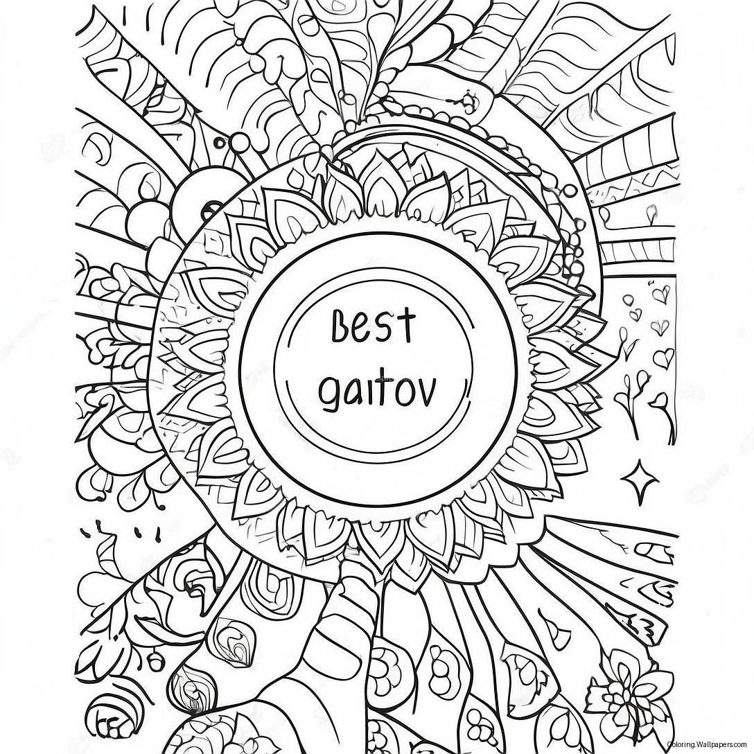 Easy Positive Affirmation Coloring Page 30767