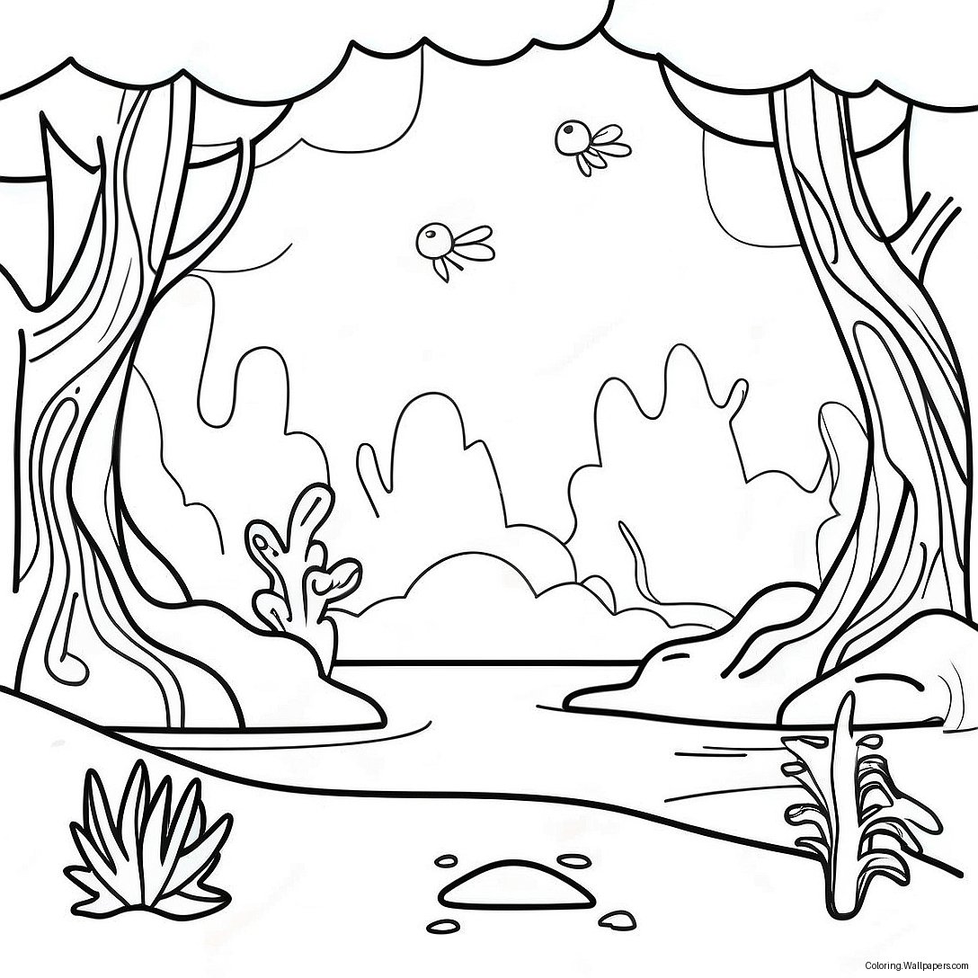 Ecosystem Coloring Page 7487