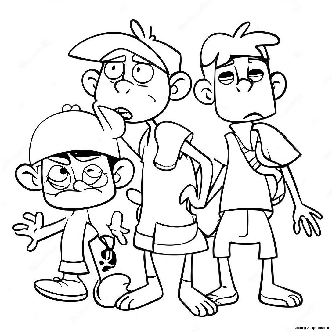 Ed Edd N Eddy Coloring Page 51596