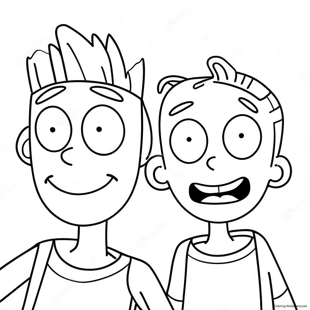 Ed Edd N Eddy Silly Faces Coloring Page 51585