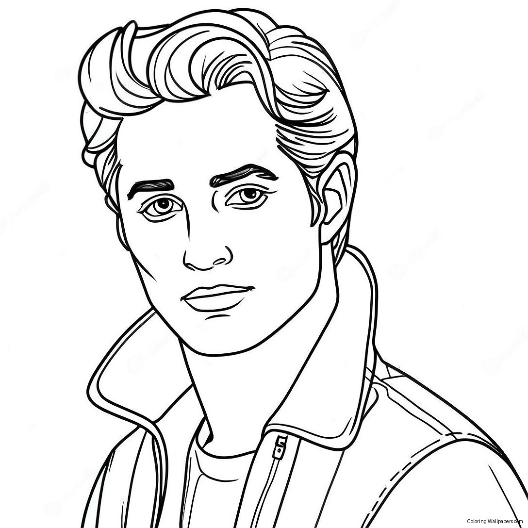 Edward Cullen Coloring Page 45583