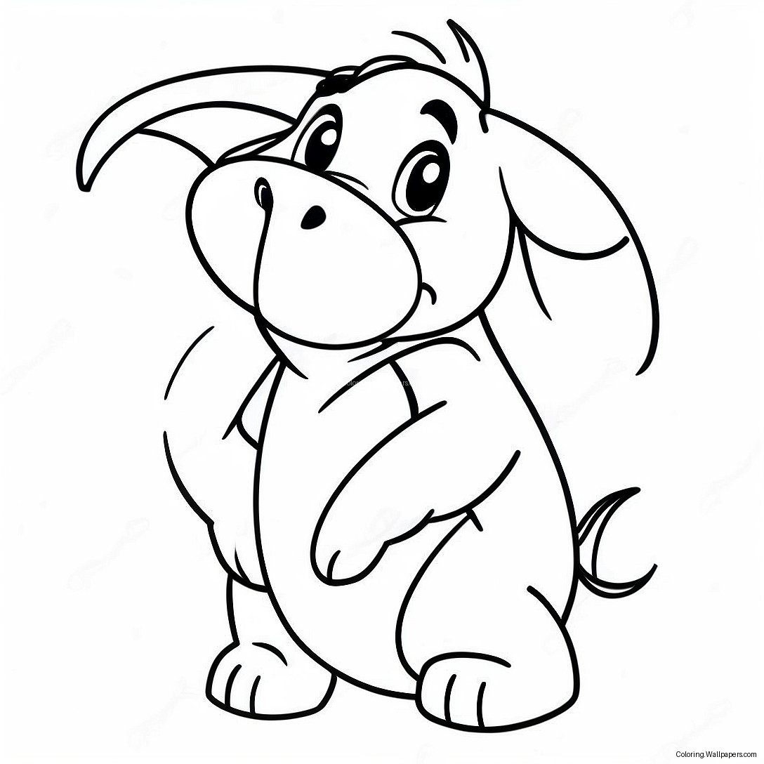 Eeyore Coloring Page 1014