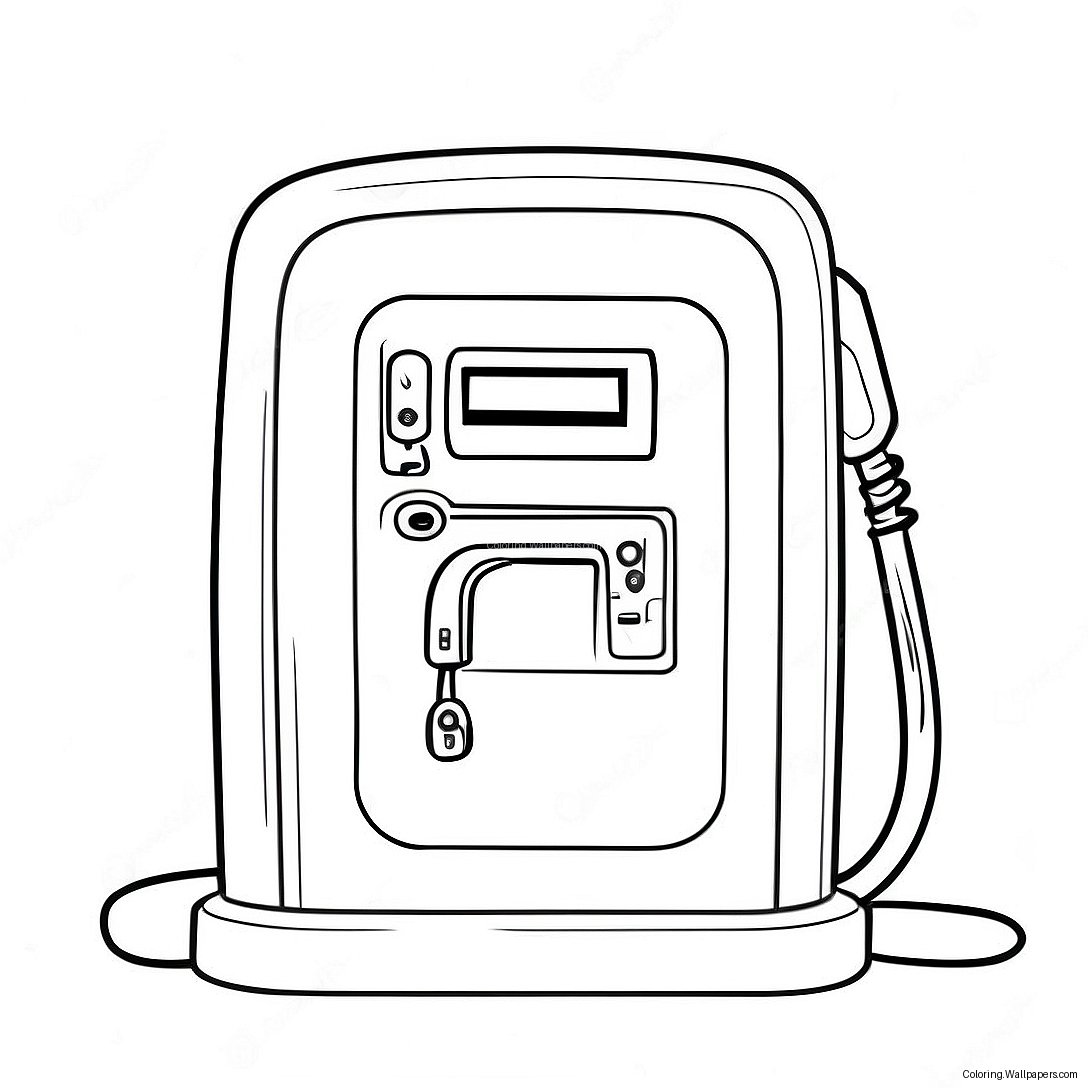 Elektrische Oplader Kleurplaat 21371