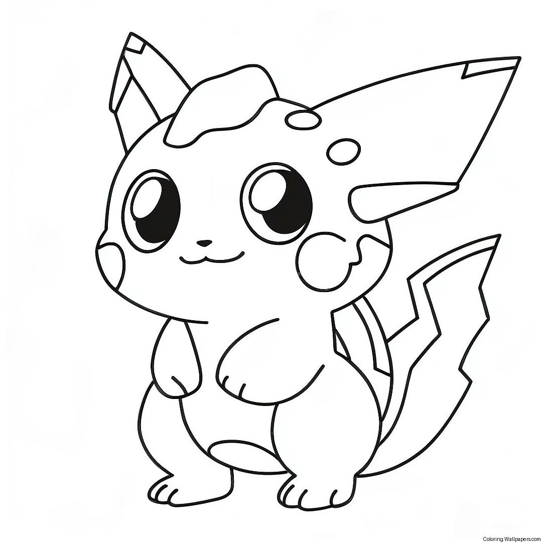 Electric Type Pokemon Coloring Page 47470