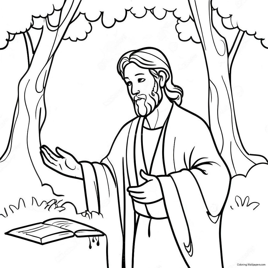 Elijah Performing Miracles Coloring Page 52301