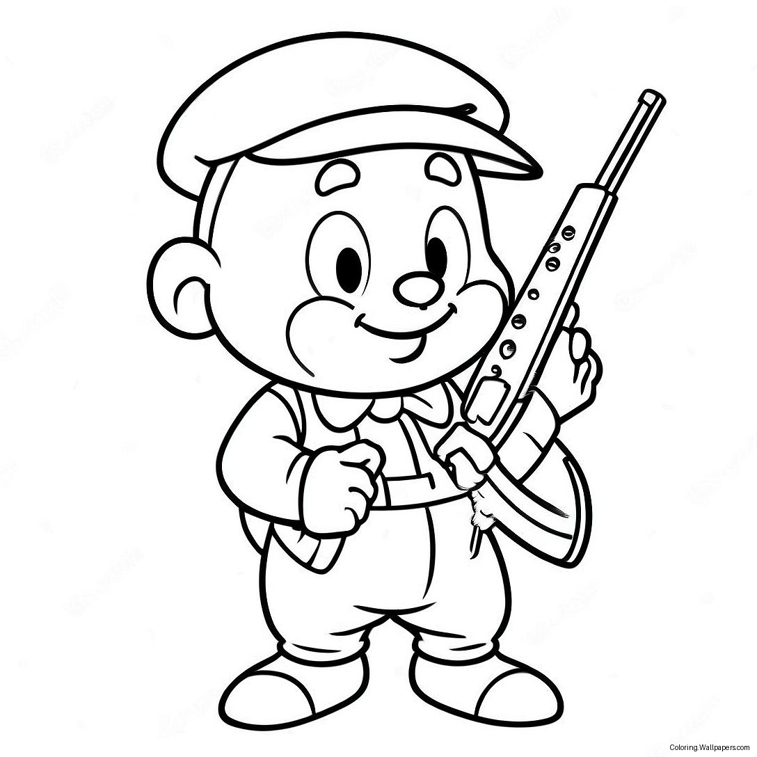 Elmer Fudd Coloring Page 38654