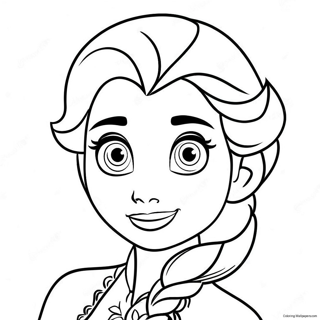 Página Para Colorear De Elsa De Frozen 2 Muéstrate 15950