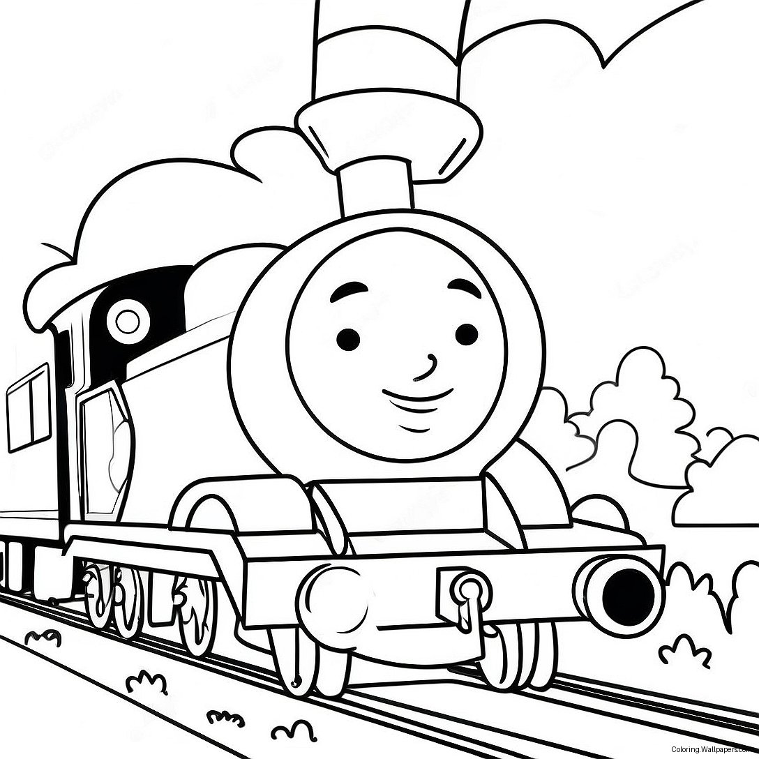 Emily From Thomas The Train Coloring Page 57280