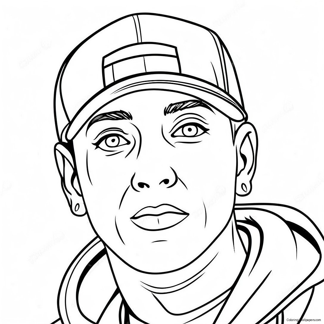 Eminem Coloring Page 19267