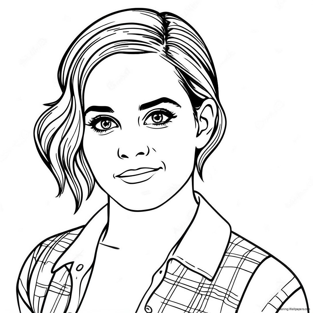 Emma Watson Coloring Page 57135