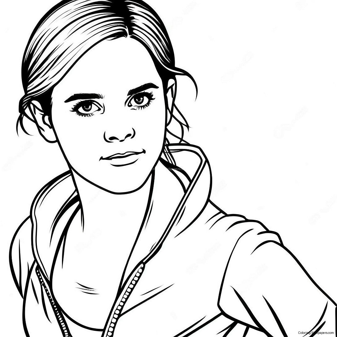 Page À Colorier D'emma Watson 57136