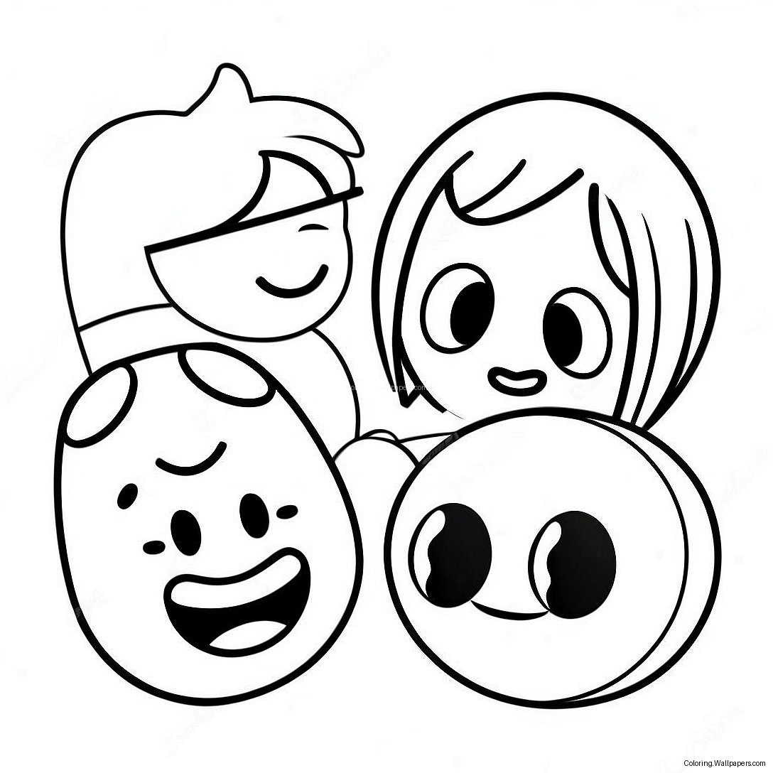 Emoji Movie Coloring Page 28551