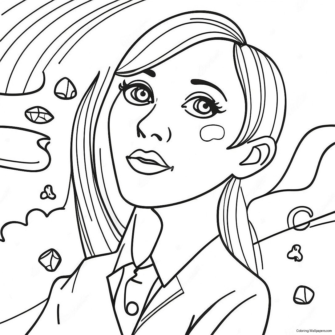 Emotionally Expressive Turning Red Coloring Page 2882