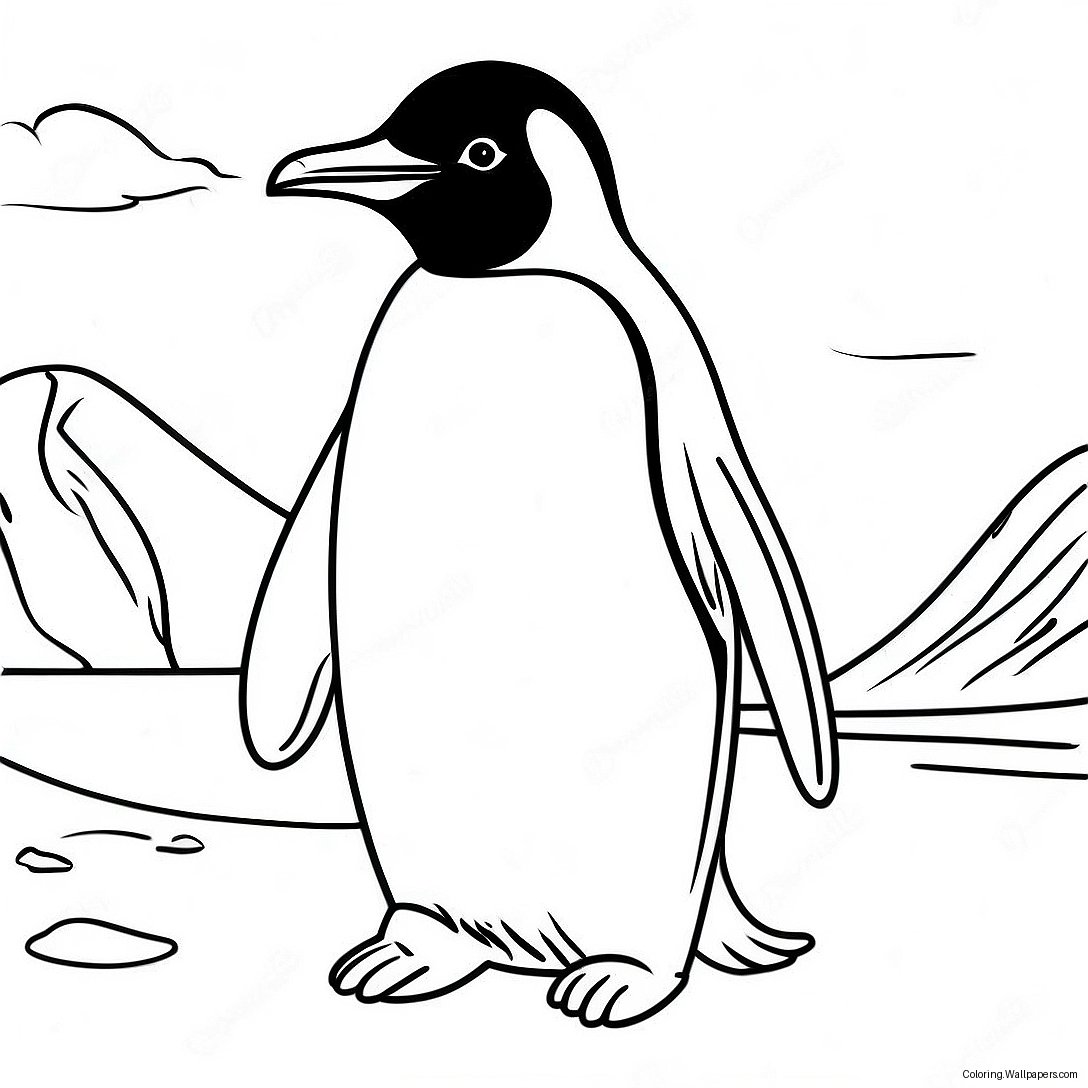 Pagina Da Colorare Di Pinguino Imperatore 46081