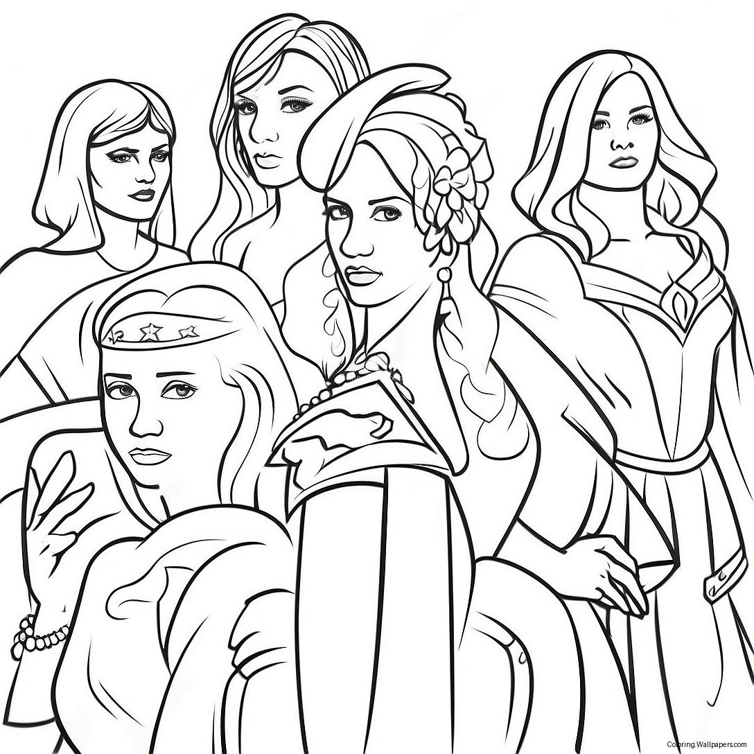 Empowered Women In History Coloring Page 3087