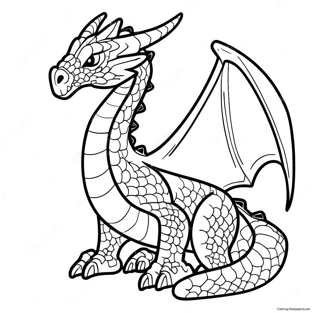 Ender Dragon Målarbild 2593