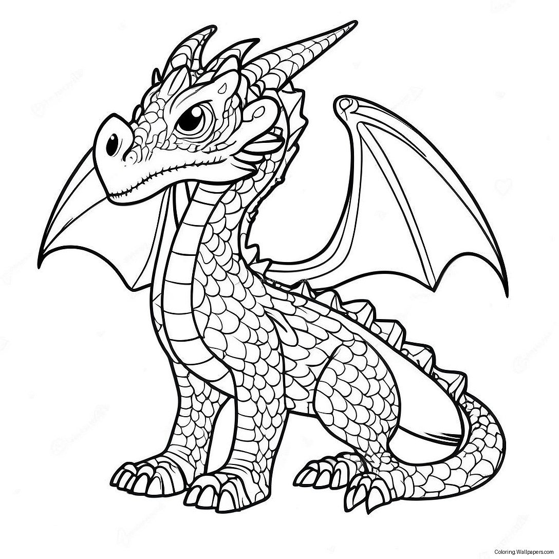 Ender Drache Ausmalbild 2595