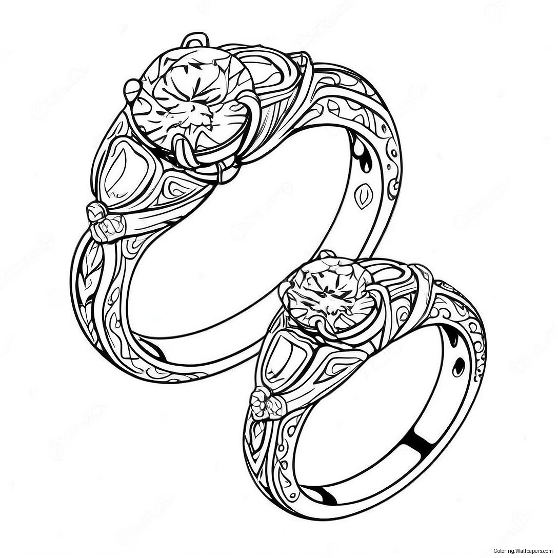 Engagement Coloring Page 33121