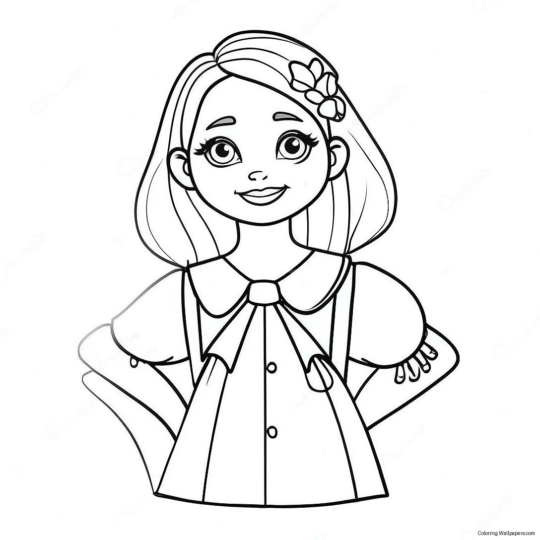 Enid's Colorful Outfit Coloring Page 51989