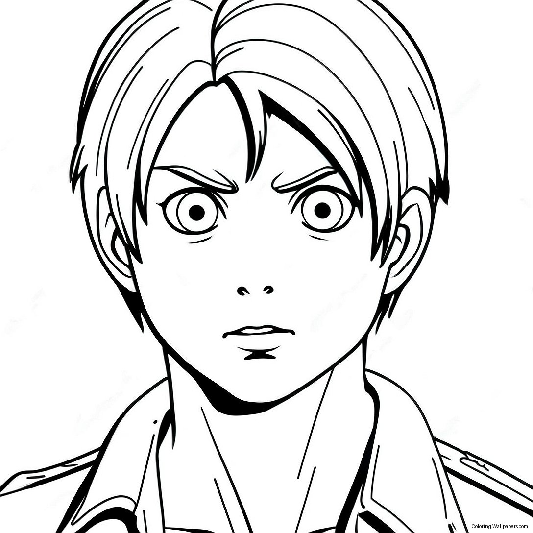 Eren Yeager Coloring Page 18782