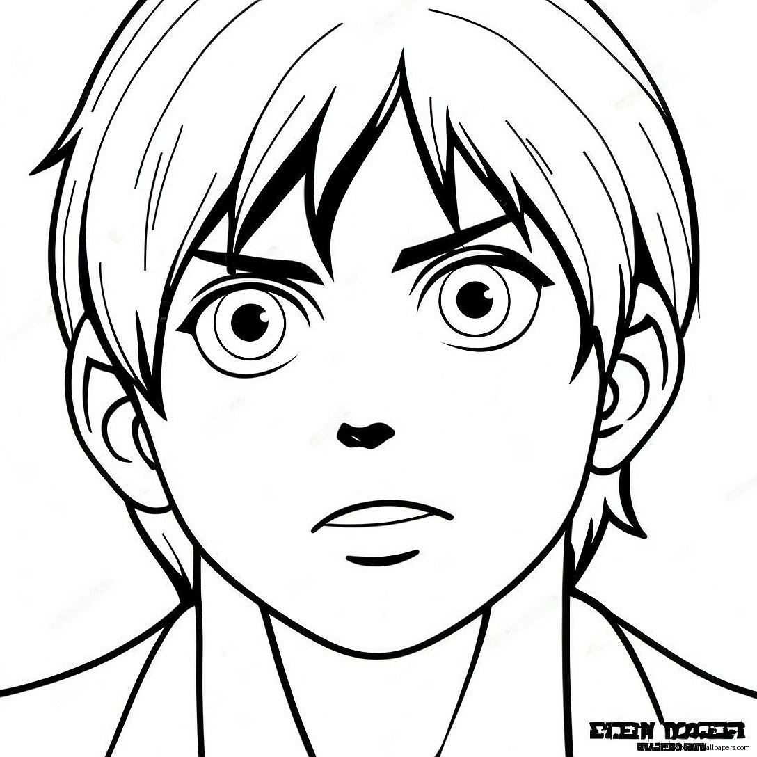 Eren Yeager Coloring Page 18784