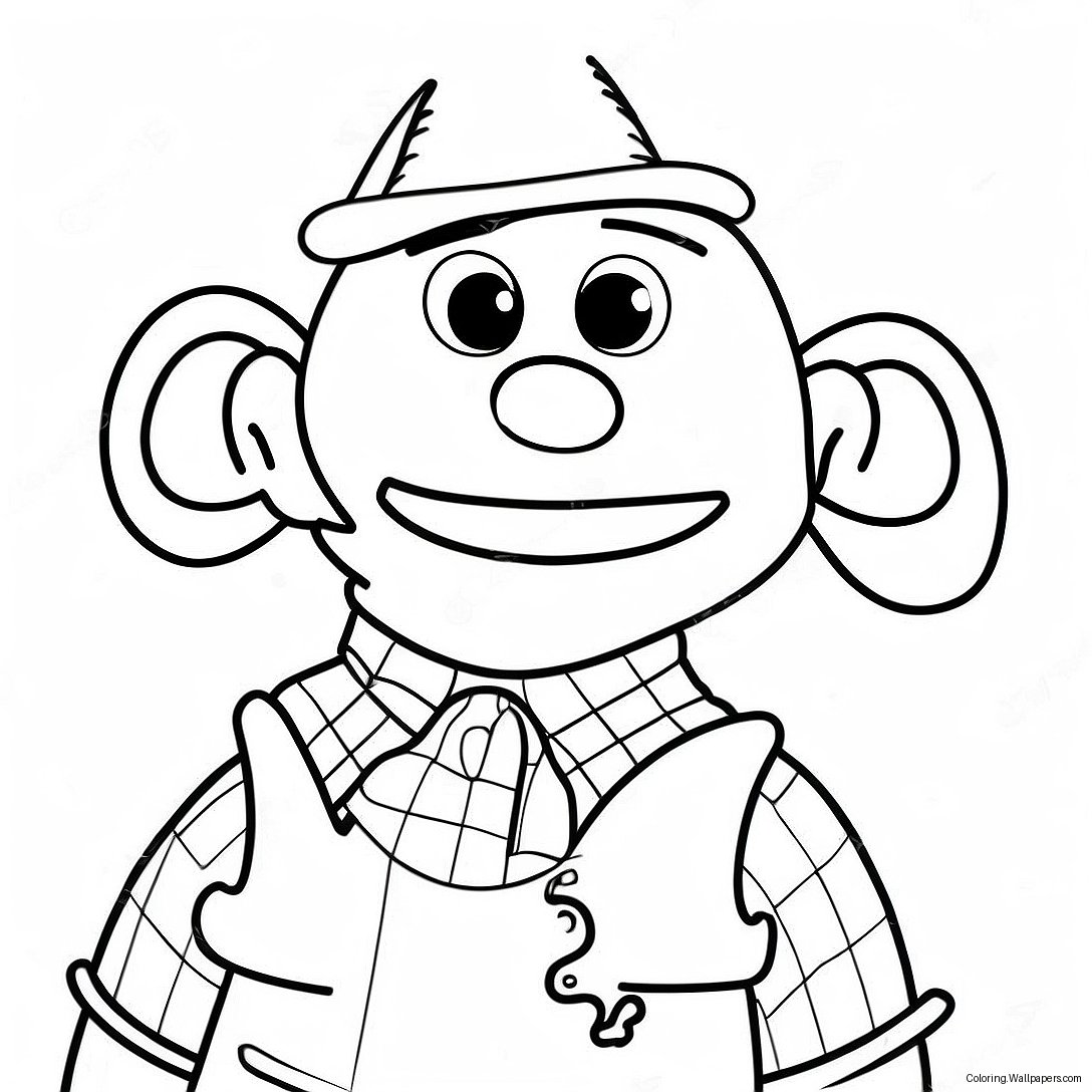 Ernie Coloring Page 49607