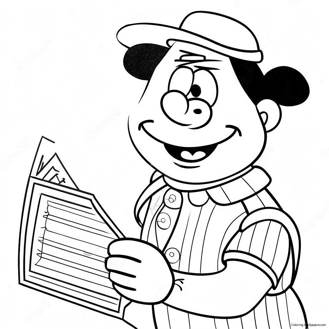 Ernie Coloring Page 49608