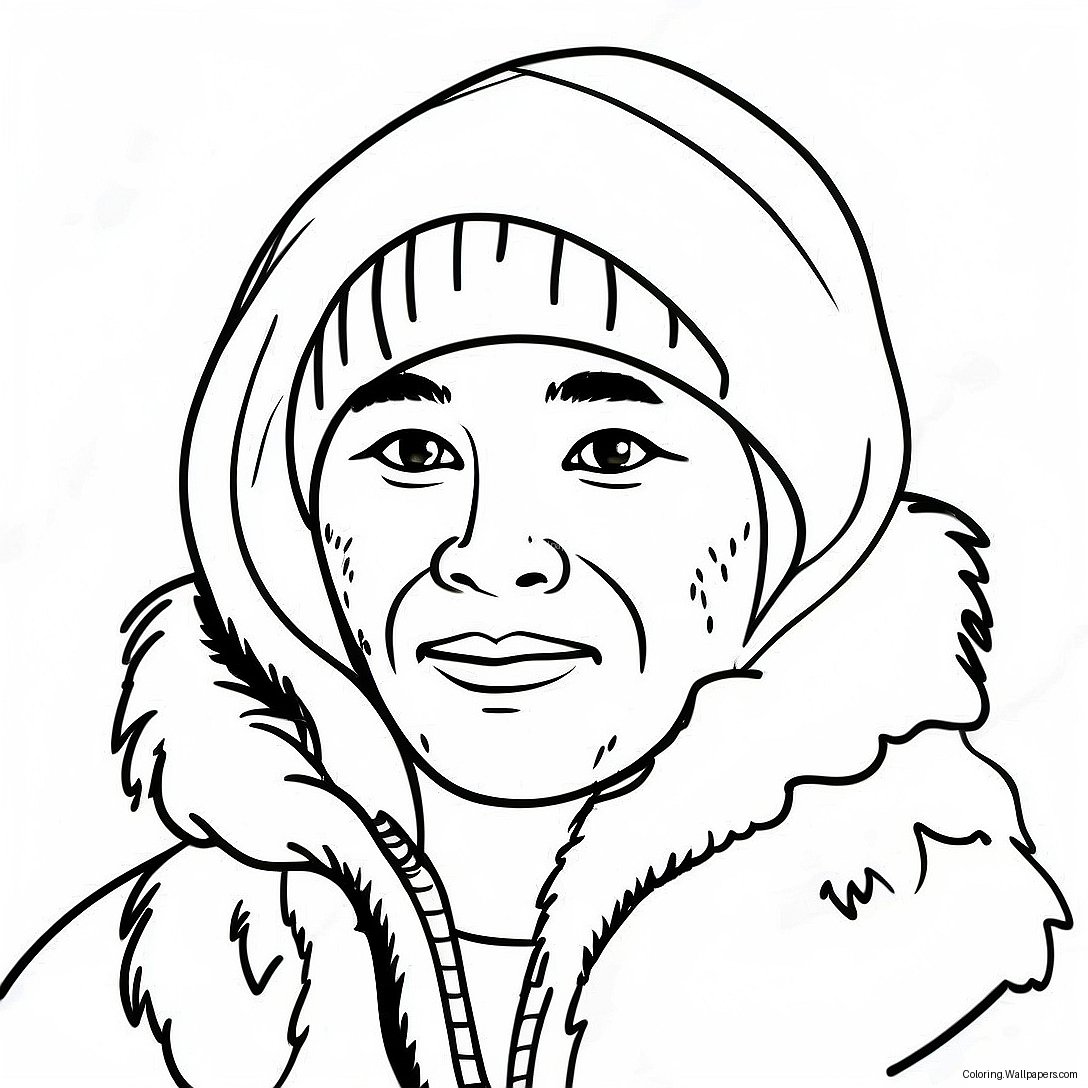 Eskimo Coloring Page 54599