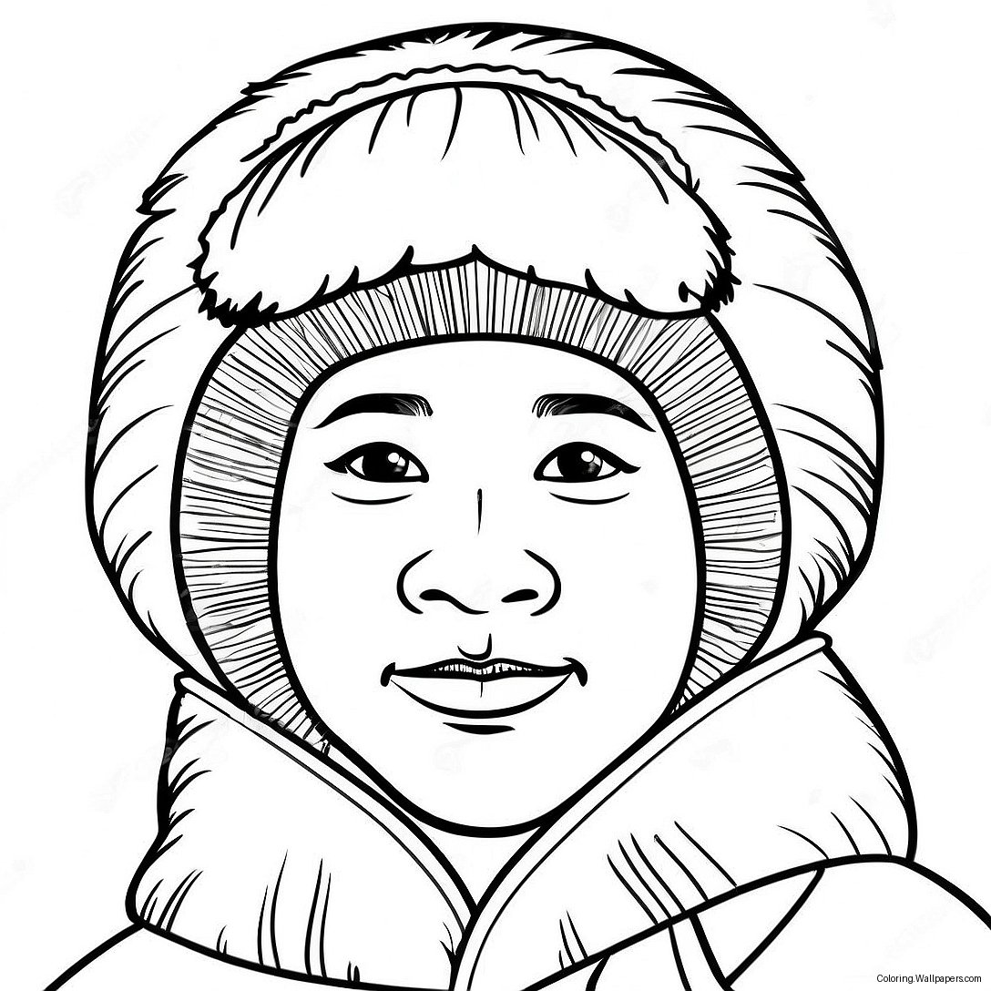 Eskimos Coloring Page 21686