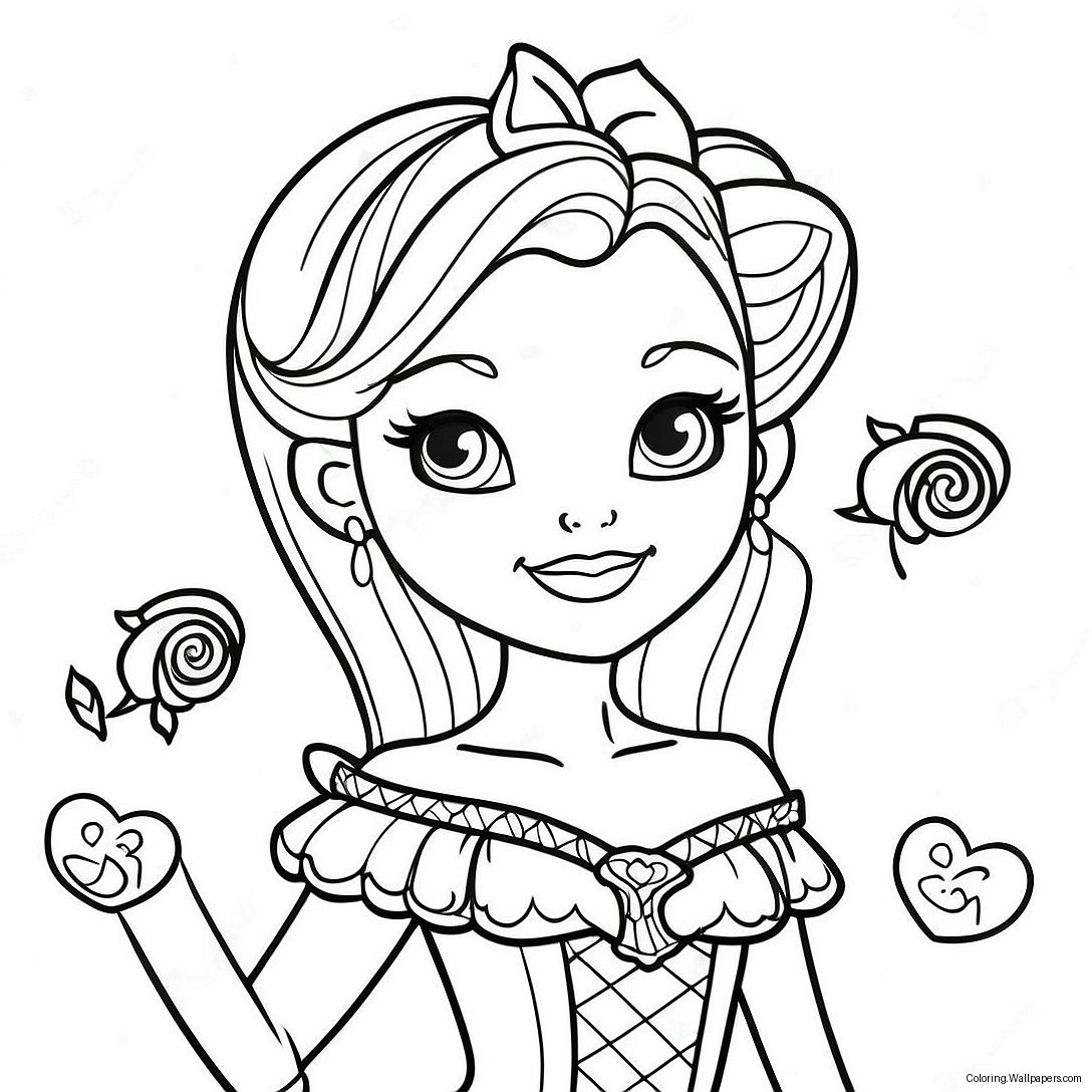 Ever After High Coloring Page 4740