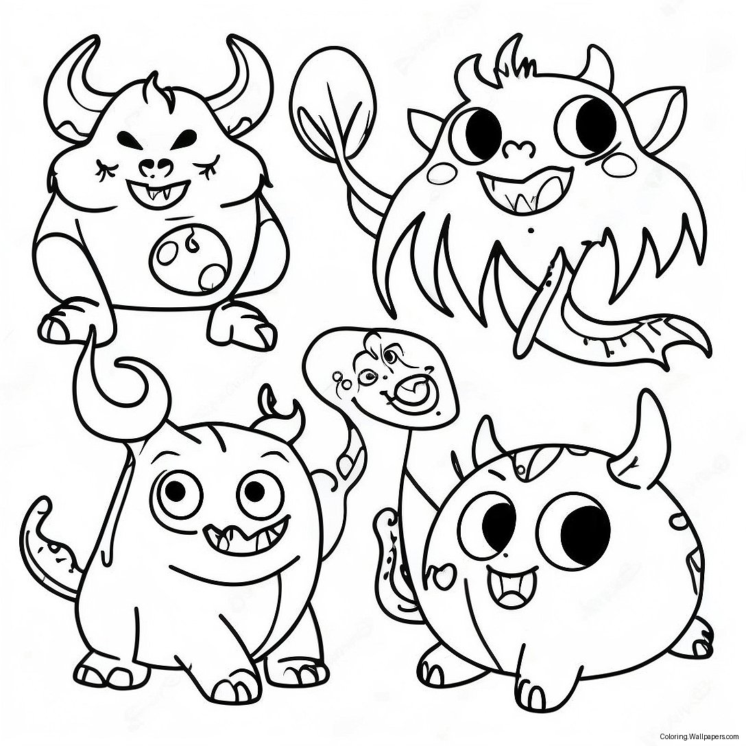 Evil Creatures Coloring Page 38587