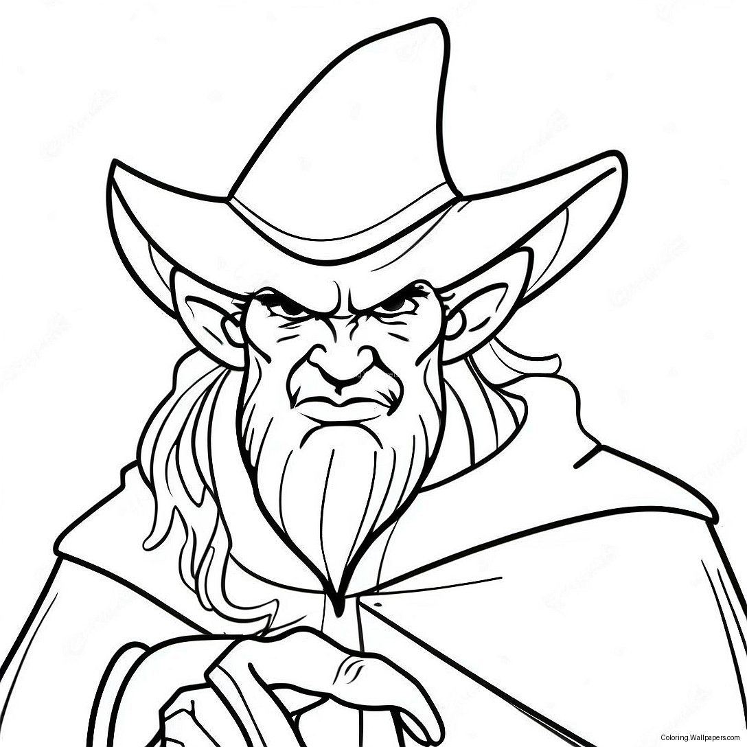 Evil Sorcerer Coloring Page 28699