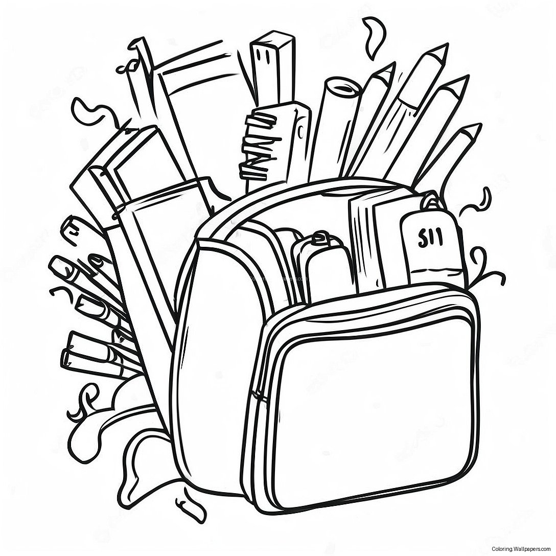 Exciting Back To School Night Coloring Page 42795