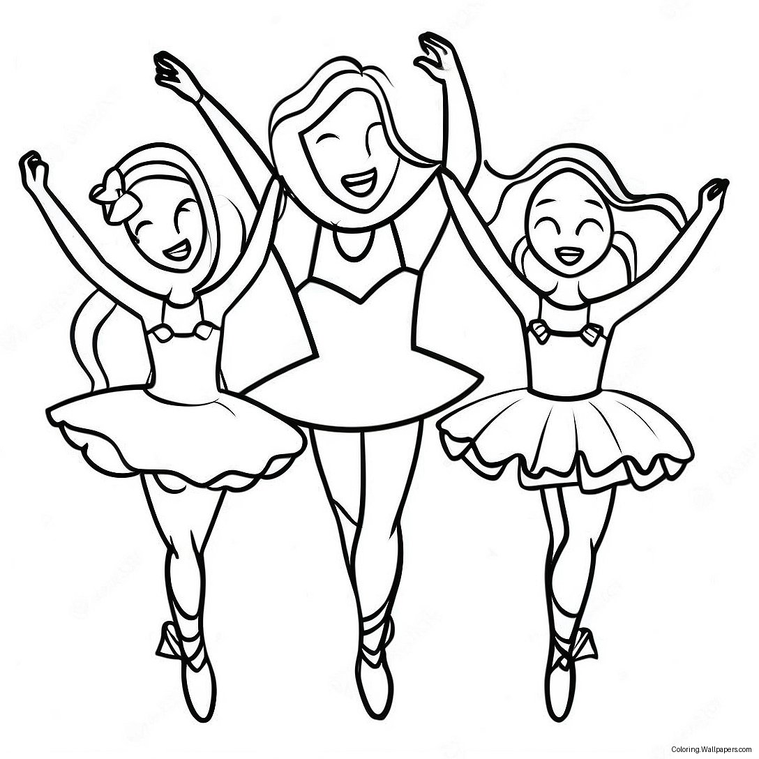 Exciting Dance Moms Performance Coloring Page 20635