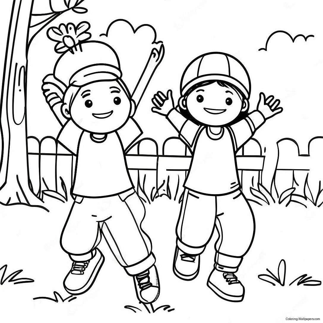 Exciting Field Day Games Coloring Page 26225