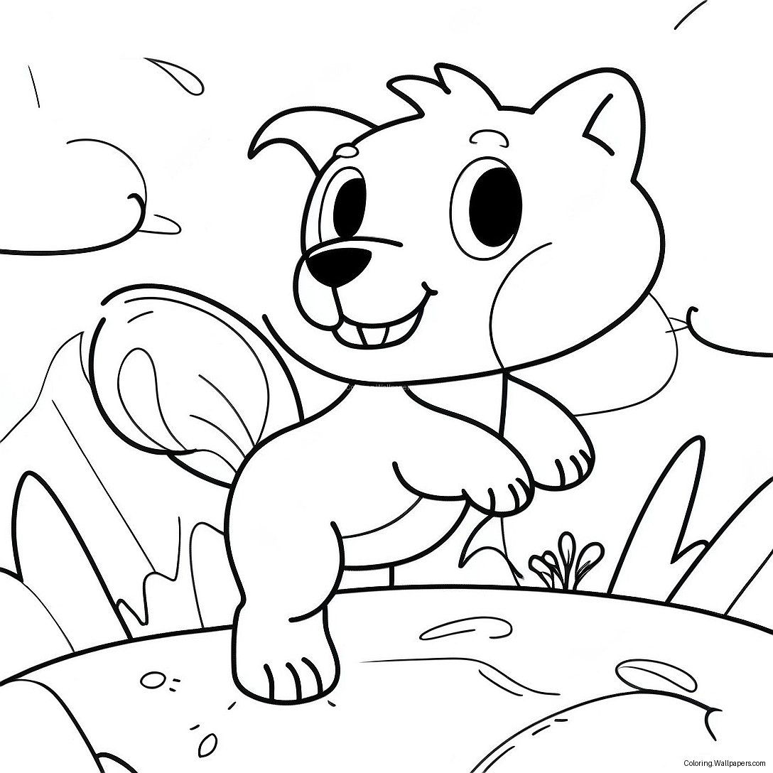 Exciting Go Dog Go Adventure Coloring Page 20878